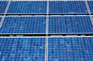 Solar panel close-up