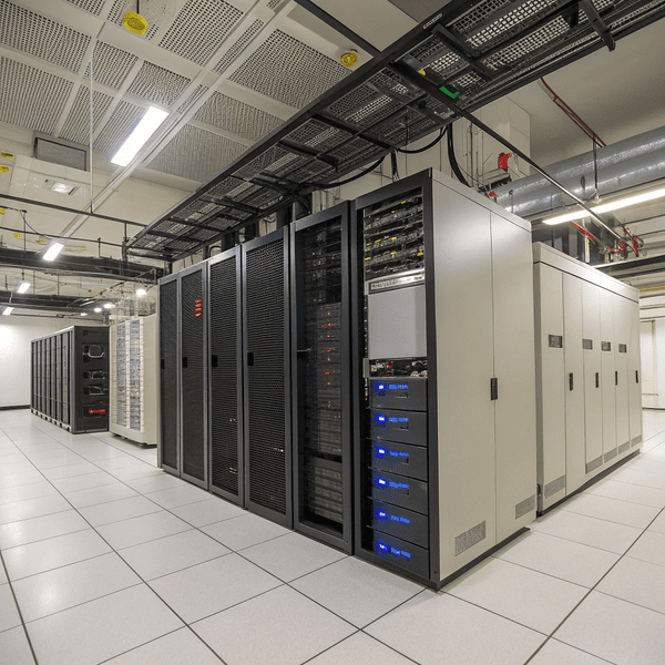 What equipment is needed to run a data center?