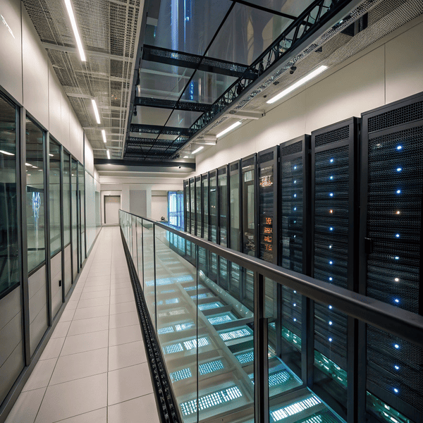 Why do data centers have only a single ground floor?