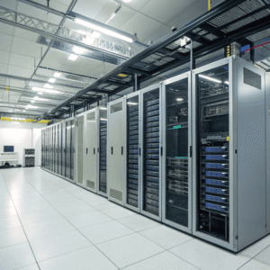 What are the major components of a data center?