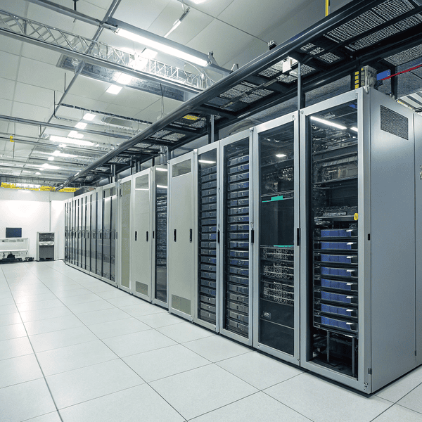 What are the major components of a data center?