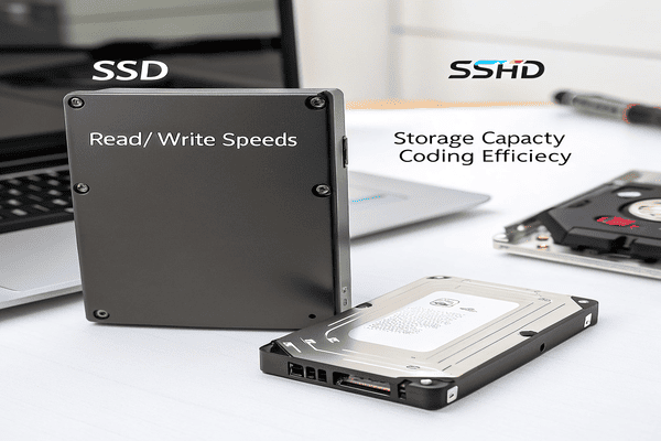 What is a solid-state hybrid hard drive?