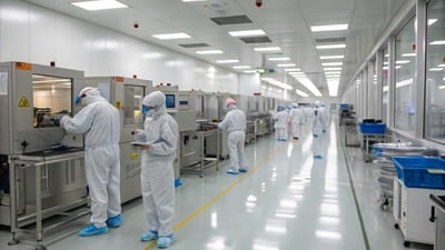 Class 100,000 cleanroom PCB manufacturing